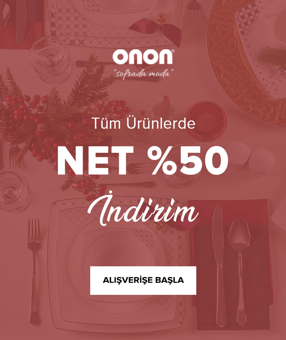 Onon %50 İndirim