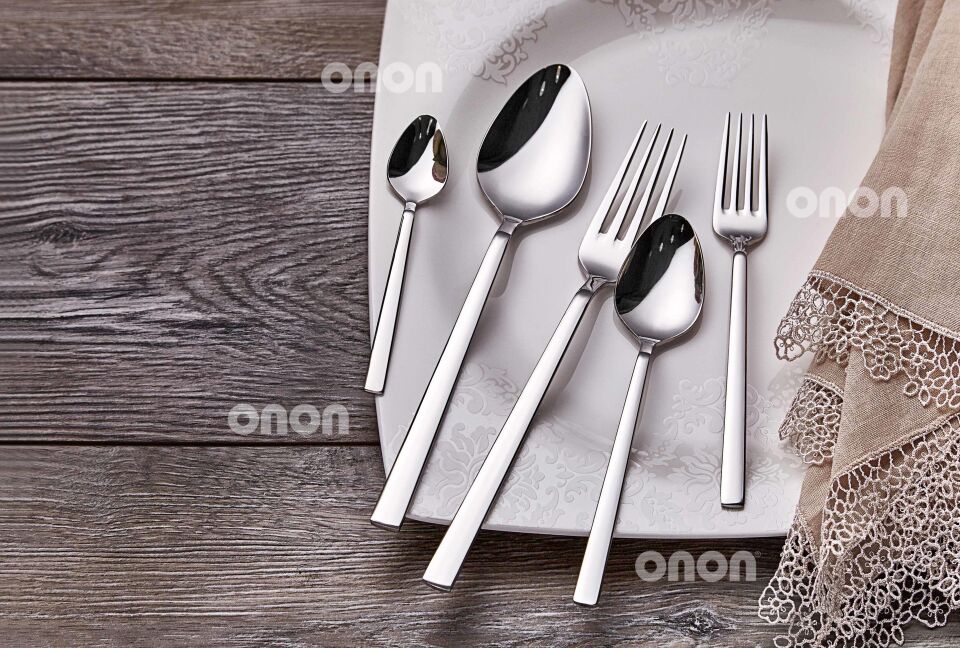 Deniz Ekonomik 30 Parça Çatal Kaşık Seti Paslanmaz Çelik