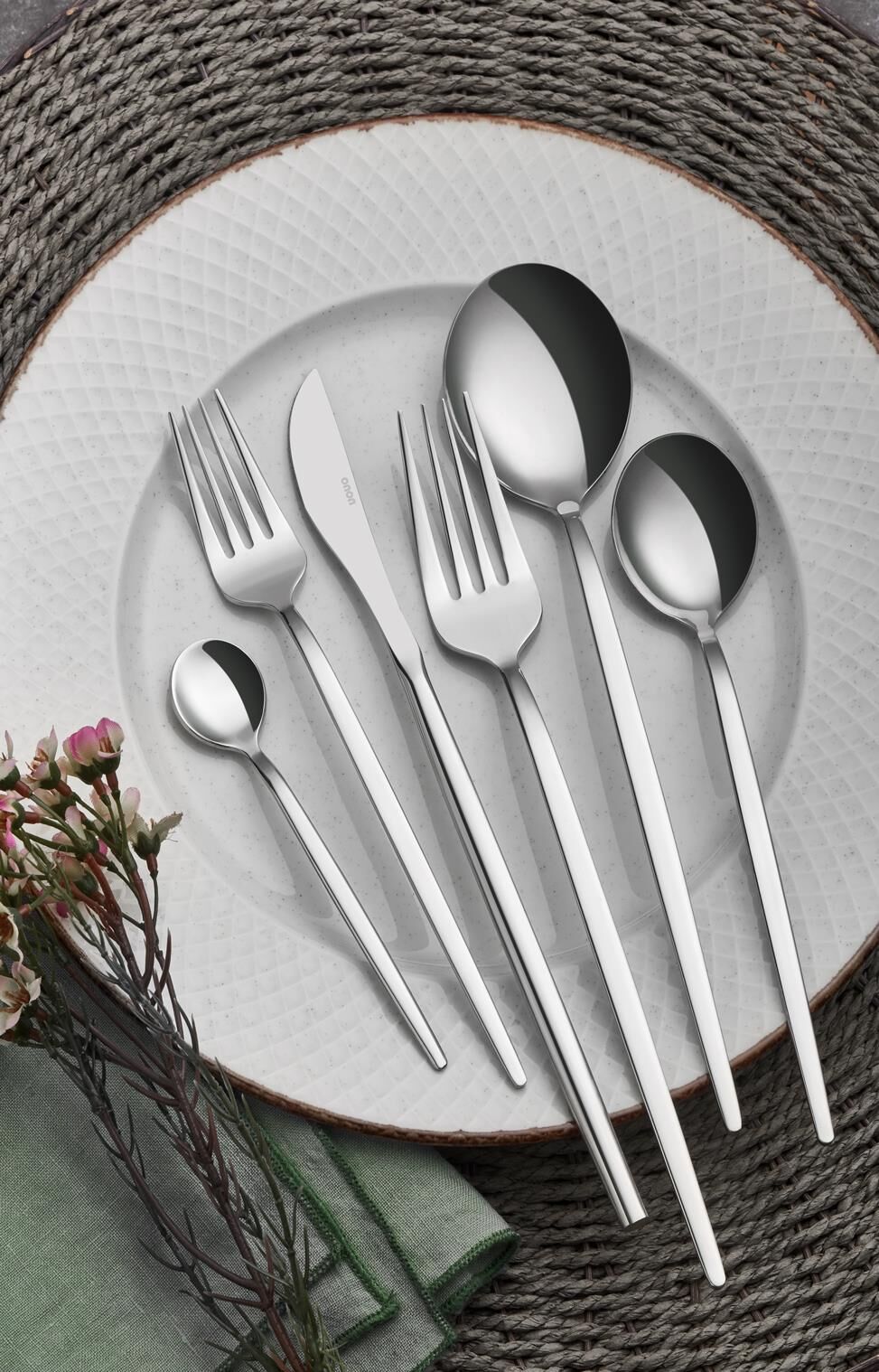 Mokka 84 Parça Çatal Kaşık Bıçak Seti Paslanmaz Çelik