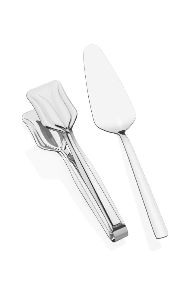 Pasta Maşa-Sunum Spatula Servis Seti 2'li 18/10