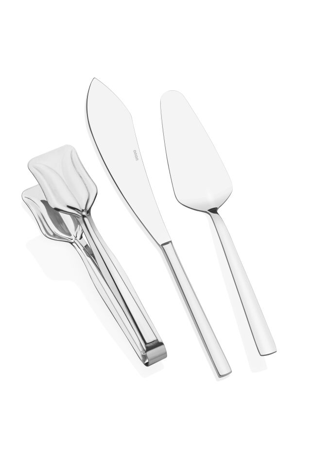 Pasta Maşa,Sunum,Kek-Peynir Servis Seti 3'lü 18/10