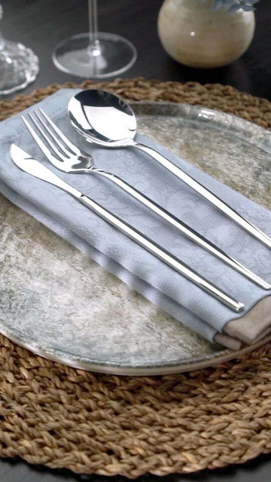 Mokka Model 3'lü Çatal Kaşık Bıçak Takımı