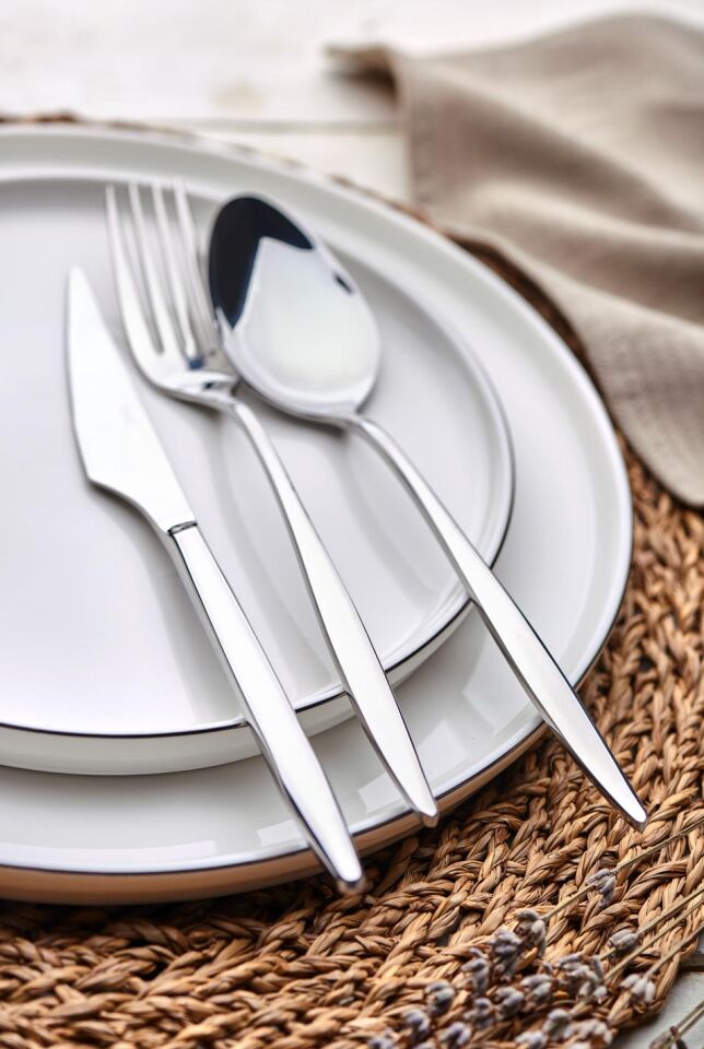 Assos Model 3'lü Çatal Kaşık Bıçak Takımı