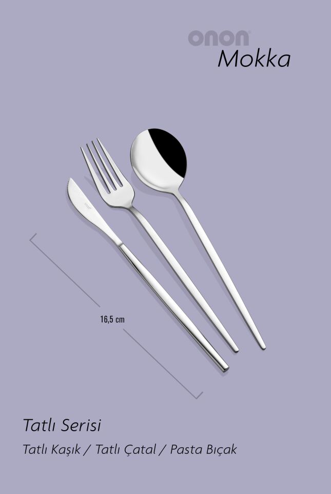 Mokka 3 'lü Tatlı Takımı 18/0