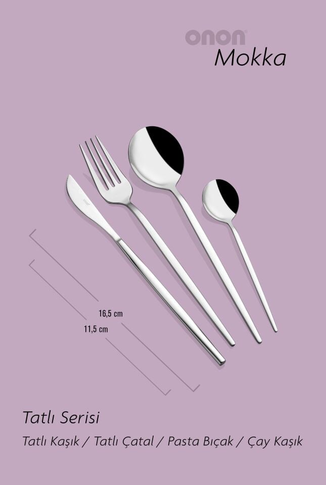Mokka 4' lü Tatlı Takımı 18/0