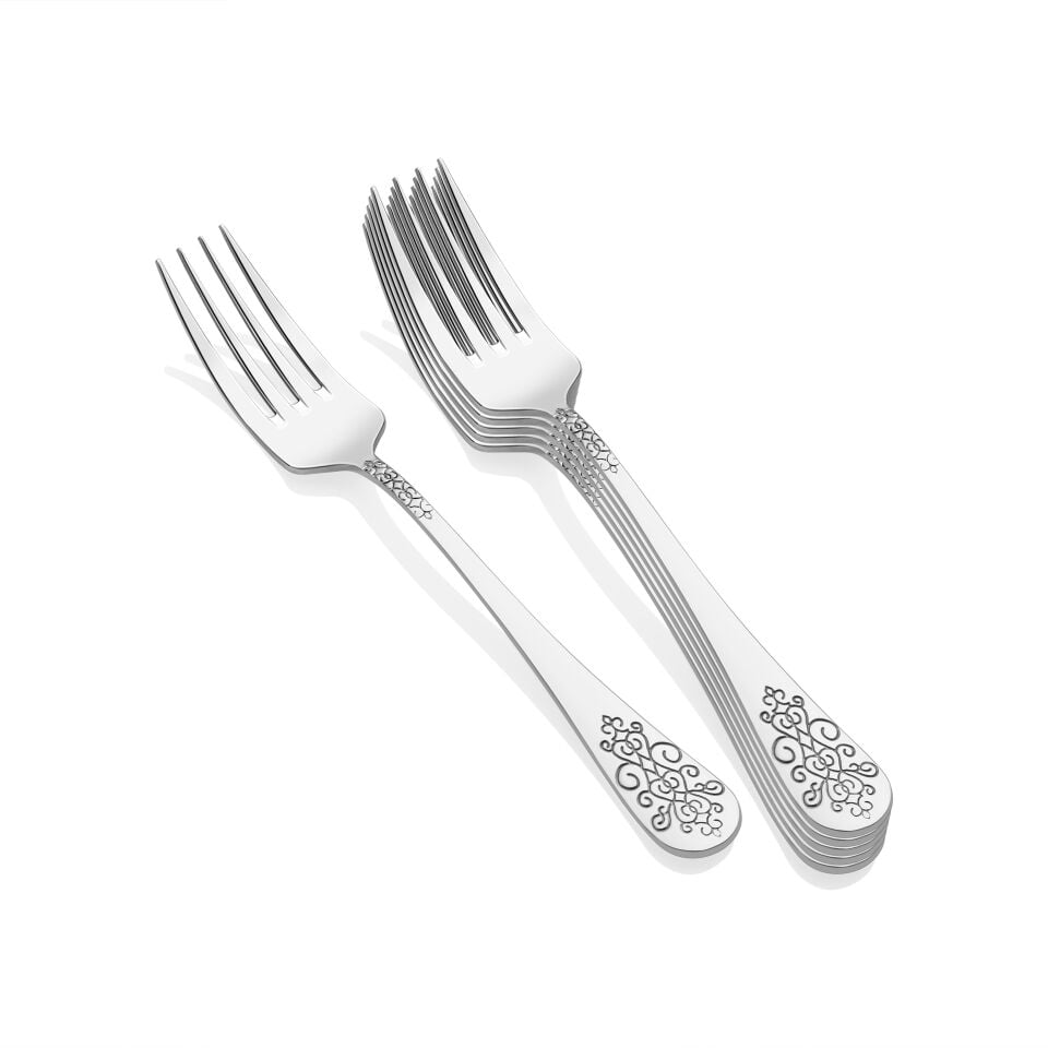 Topkapı Yemek Çatal 6'lı 18/10