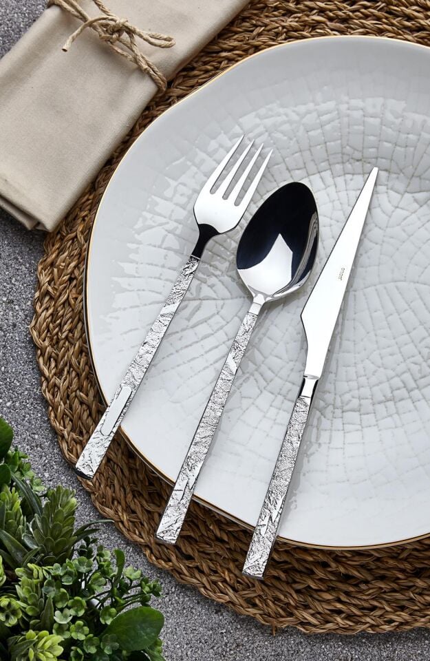 Azur 18 Parça Çatal Kaşık Bıçak Seti 18/10