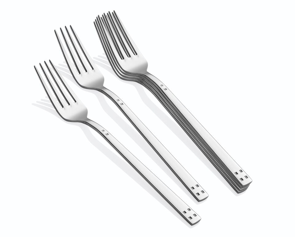 Pırlanta Yemek Çatal 6'lı 18/10