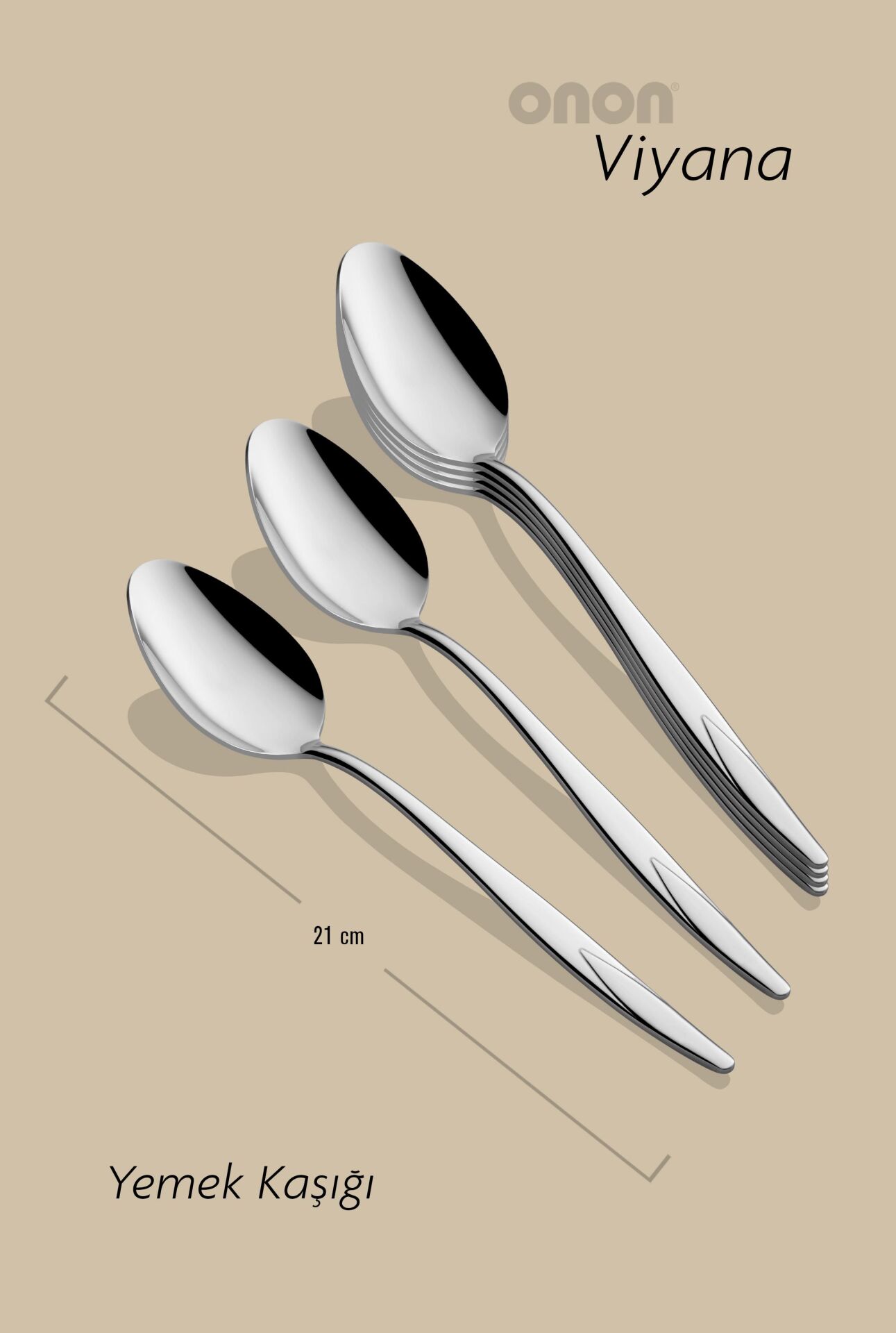 Viyana Yemek Kaşık 6'lı 18/10