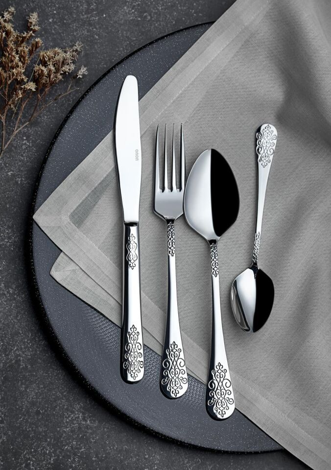 Zeugma 84 Parça Çatal Kaşık Bıçak Seti 18/10