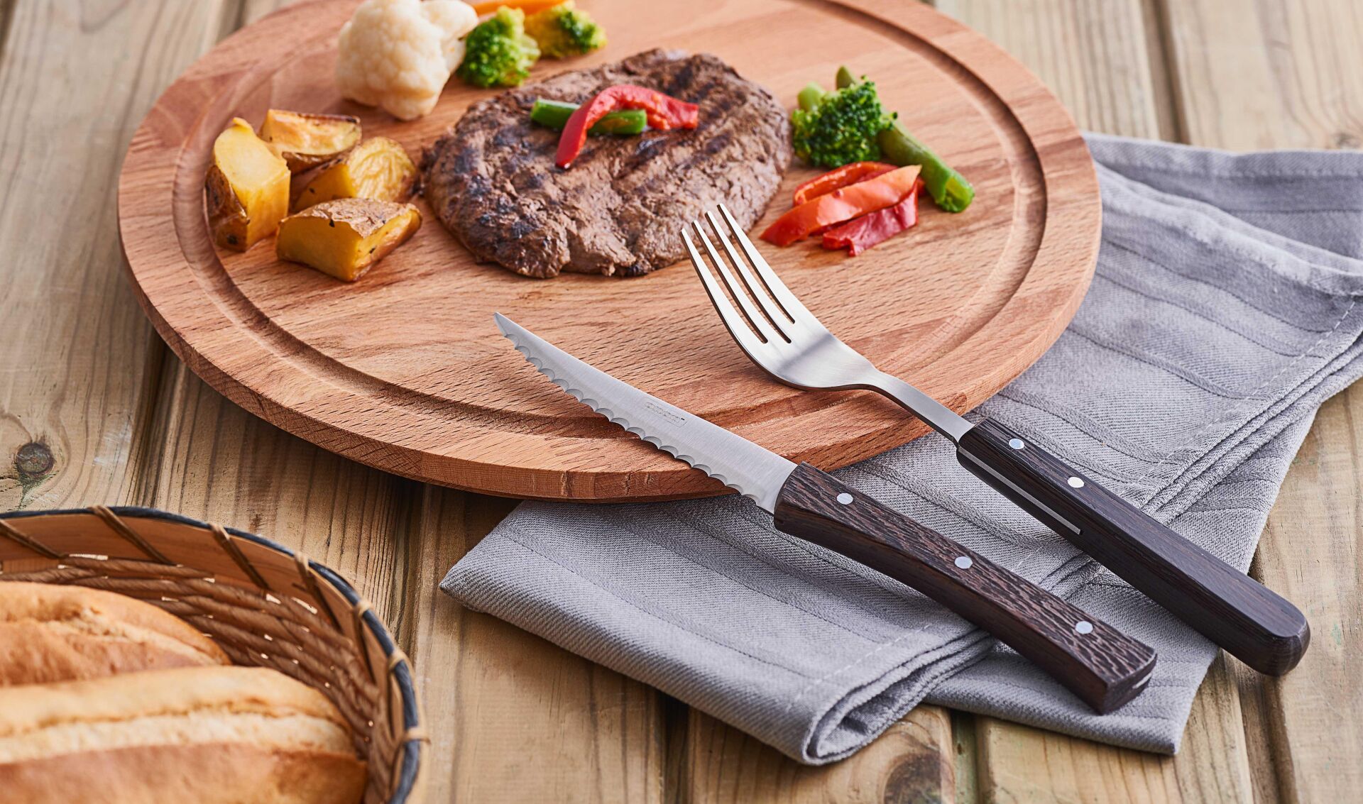 Steak Çatal ve Steak Bıçak 2'li Adet