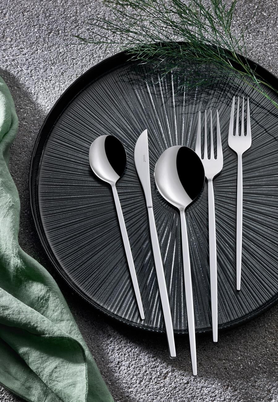 Aris Modern Görünümlü 30 Parça Çatal Kaşık Bıçak Seti 18/10