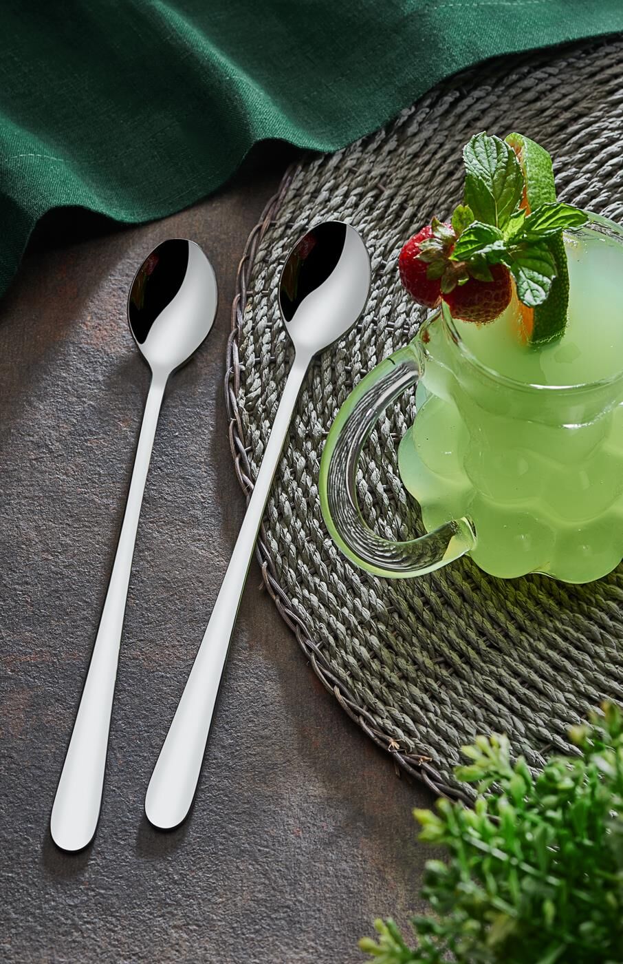 Kokteyl Kaşık 2'li 18/10