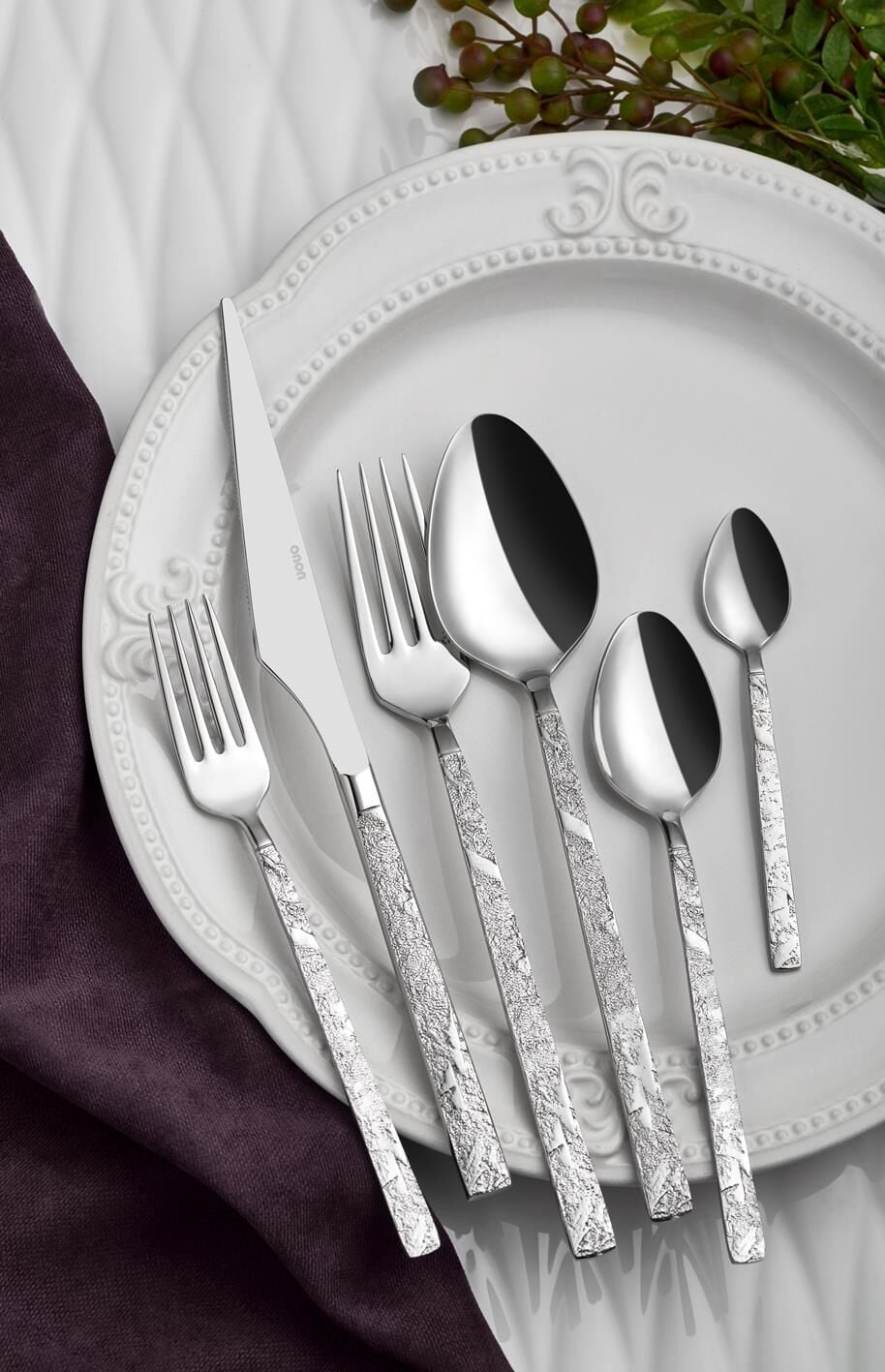 Azur 36 Parça Çatal Kaşık Bıçak Seti 18/10