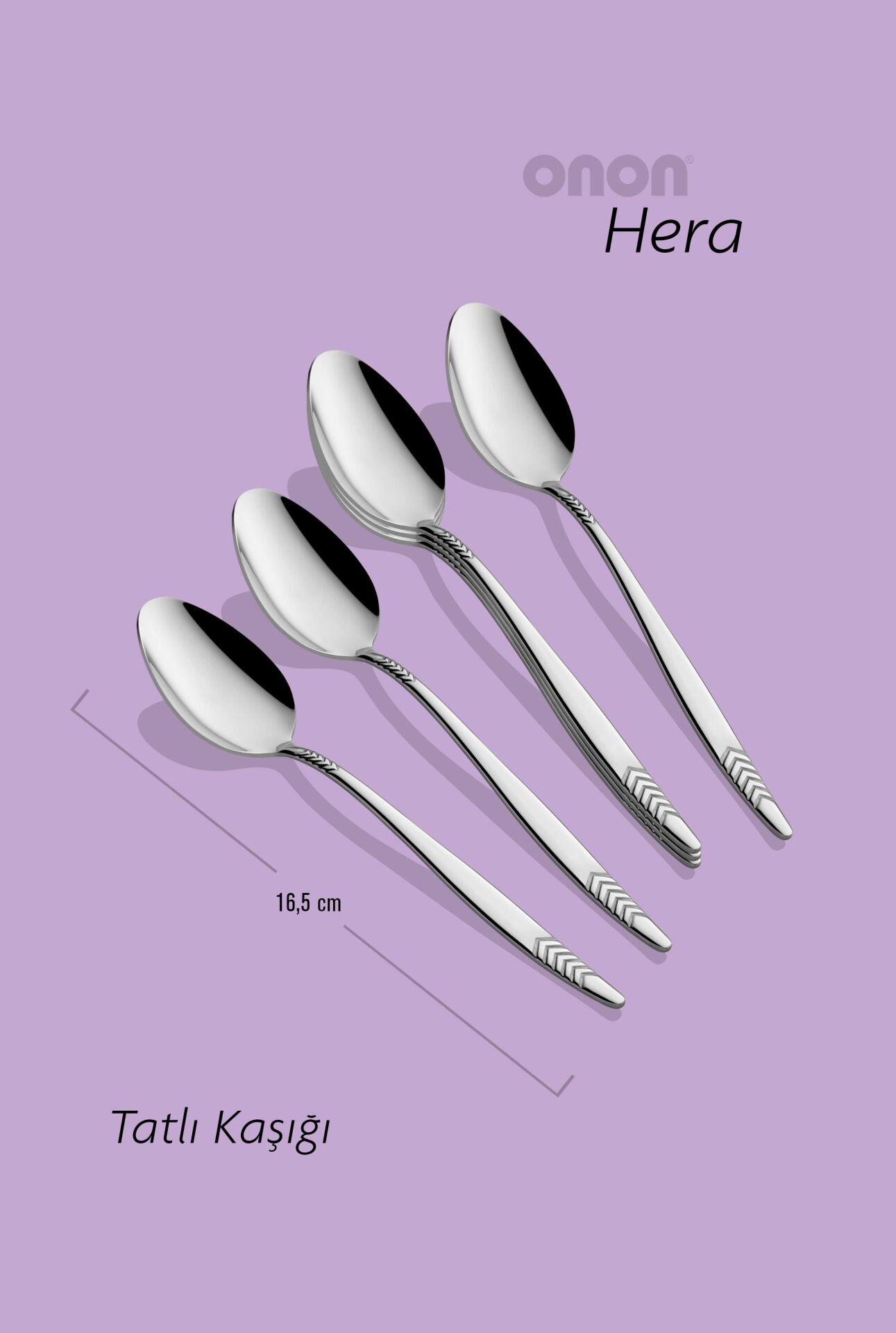 Hera Tatlı Kaşık 6'lı 18/10