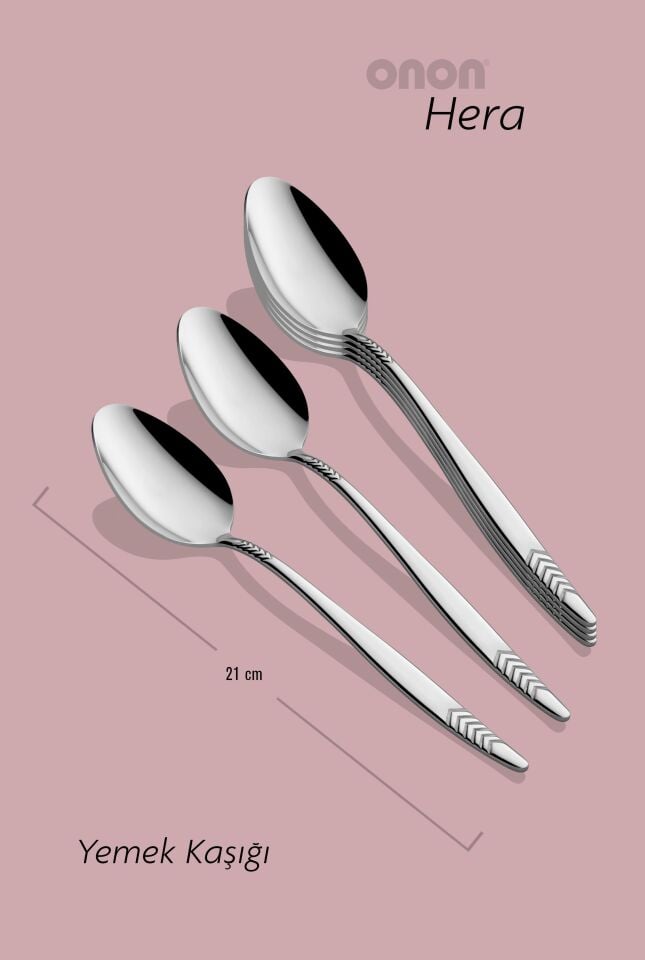 Hera Yemek Kaşık 6'lı 18/10
