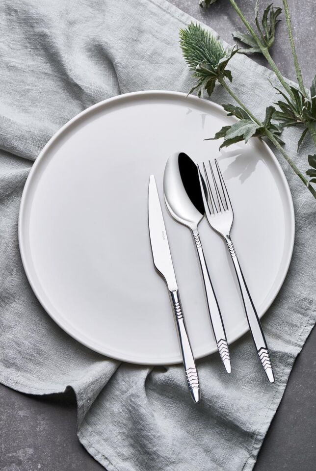 Hera 60 Parça Çatal Kaşık Bıçak Seti 18/10