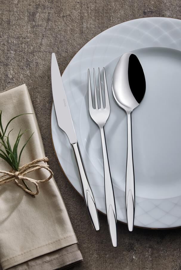 Viyana 60 Parça Çatal Kaşık Bıçak Seti 18/10