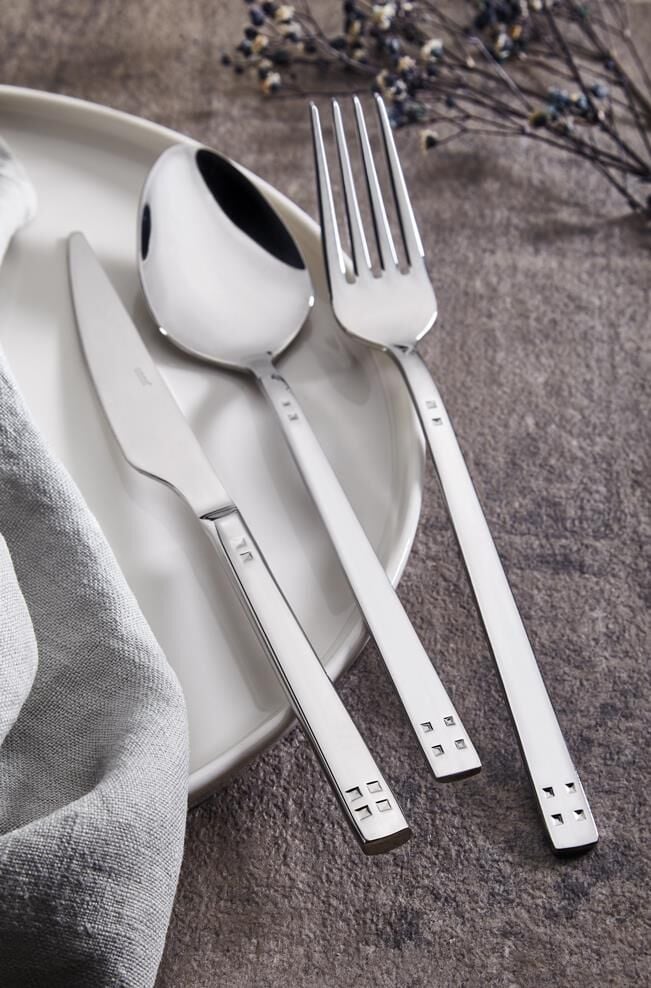 Pırlanta 36 Parça Çatal Kaşık Bıçak Seti 18/10