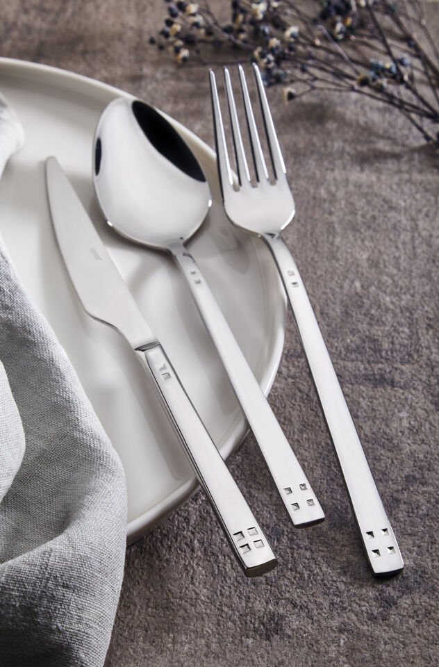 Pırlanta 72 Parça Çatal Kaşık Bıçak Seti 18/10