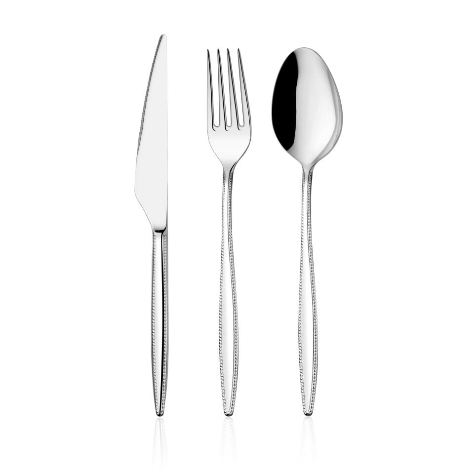 Safir 24 Parça Çatal Kaşık Bıçak Seti 18/10