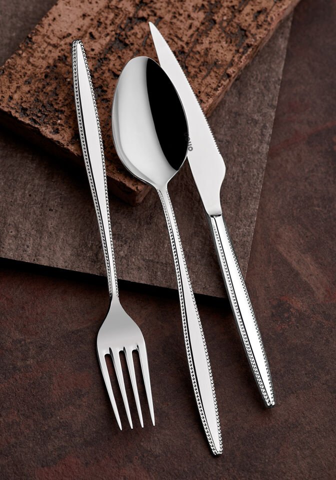 Safir 84 Parça Çatal Kaşık Bıçak Seti 18/10