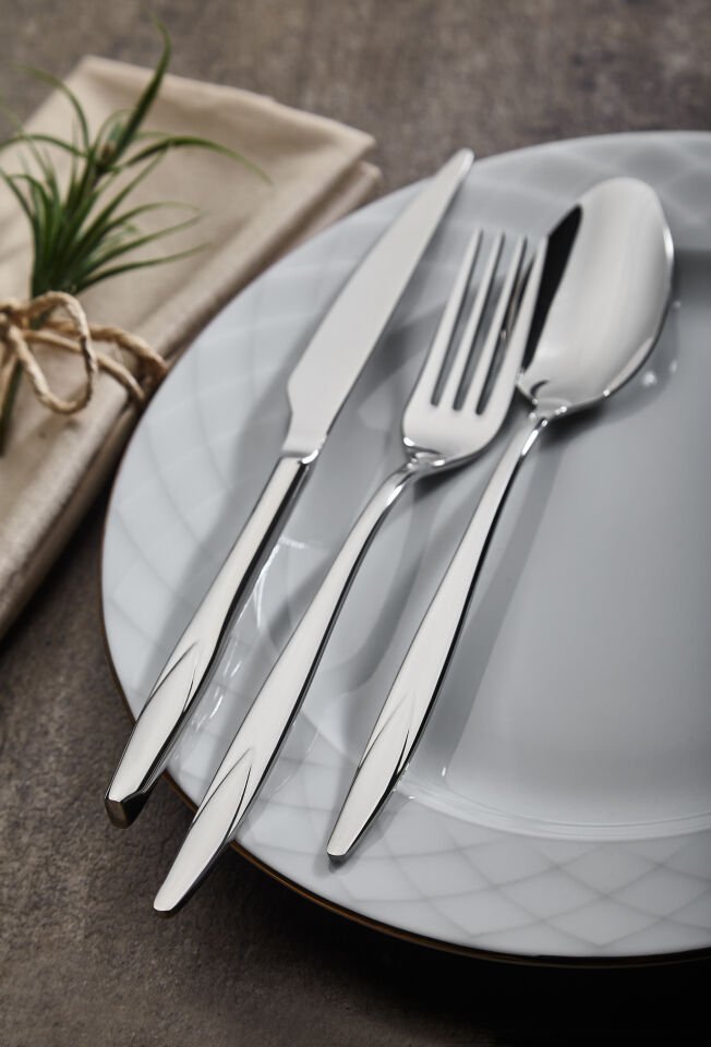 Viyana 89 Parça Çatal Kaşık Bıçak Seti 18/10