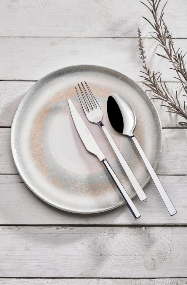 Günlük Kullanım İçin Deniz 30 Parça Çatal Kaşık Bıçak Seti Paslanmaz Çelik