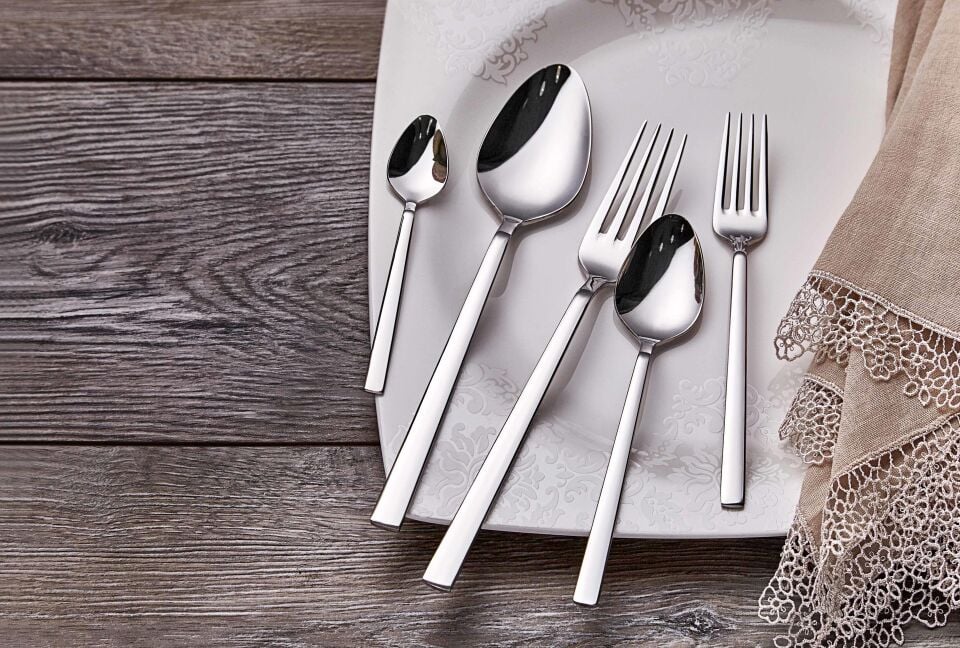 Olimpos 30 Parça Çatal Kaşık Seti 18/10