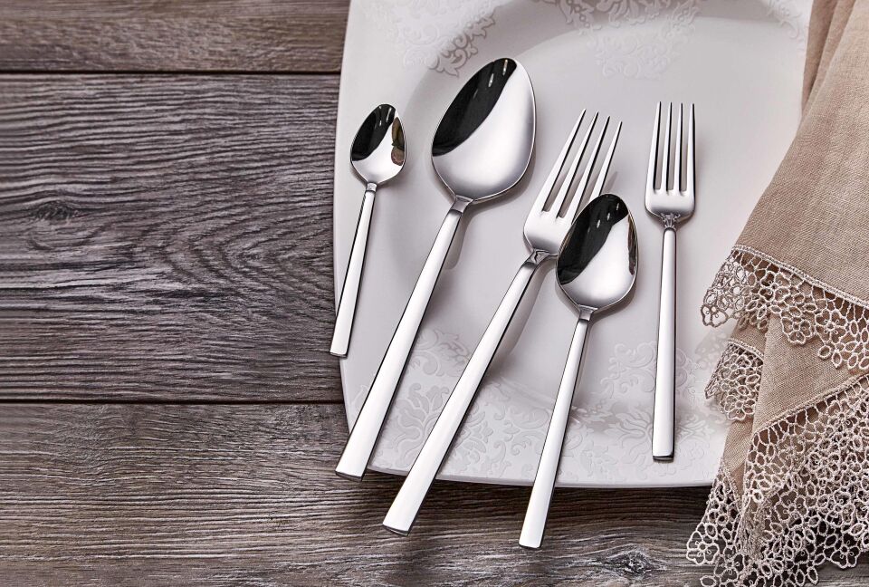 Olimpos 84 Parça Çatal Kaşık Bıçak Seti 18/10